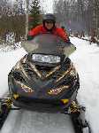 Canada: Ronald op de snowscooter - Canada_0109.jpg - Copyright : Ronald van der Veer (http://www.veeronline.nl)