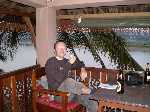 Recent bekeken:
Een biertje op de veranda in Chiang Khong. Op de achtergrond de Mekong rivier. Aan de overzijde Laos