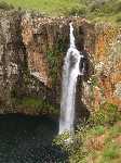 De Berlins Waterval in de Panorama route heeft een verval van maar liefst 45 meter
