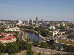 Litouwen: Uitzicht op de rivier de Neris in Vilnius - P1_Litouwen_0018.jpg - Copyright : Ronald van der Veer (http://www.veeronline.nl)