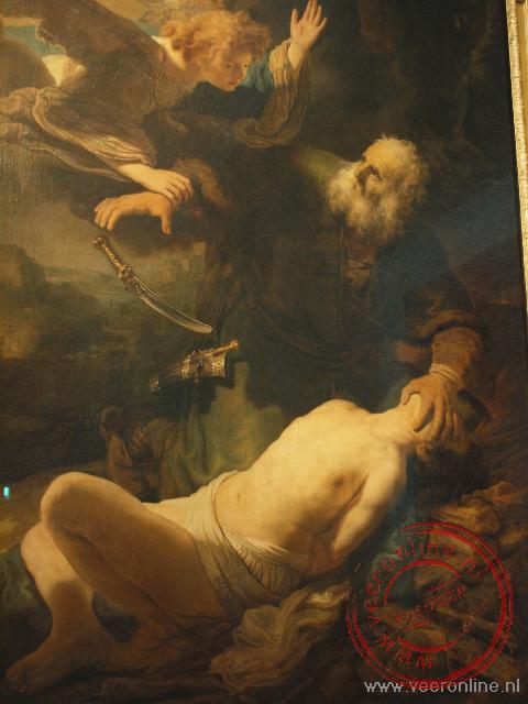 Het schilderij Abrahams offer van Rembrandt in de Hermitage is een van de topstukken