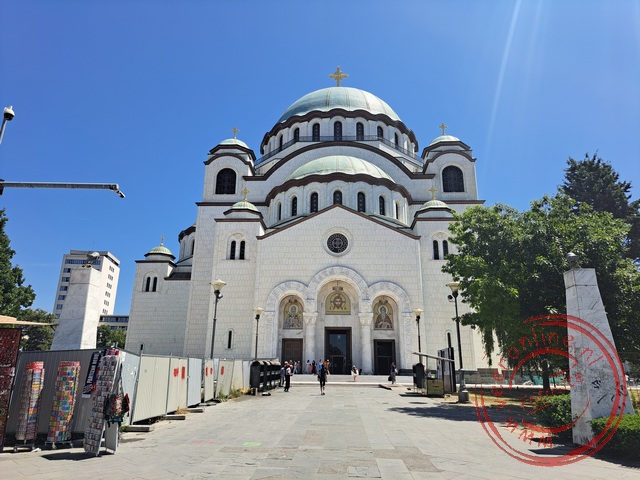 De kathedraal van de heilige Sava
