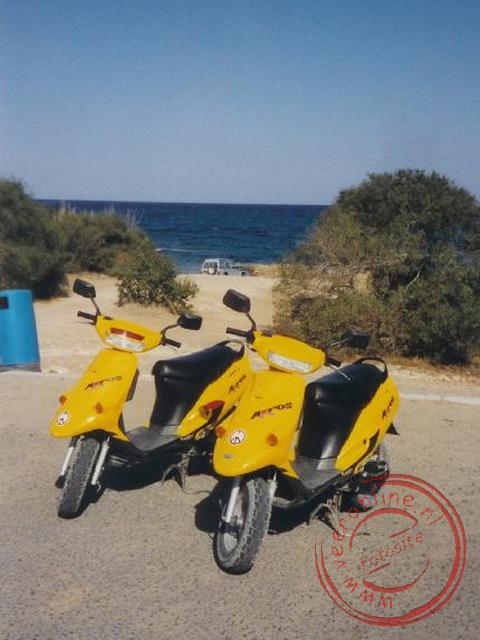 Vakantie Cyprus - De brommers reden best hard