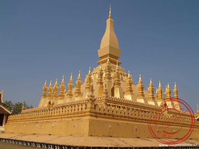 Het Pha That Luang is het nationaal monument van Laos