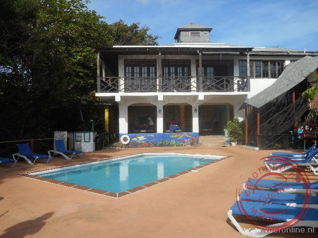 Het zwembad van de Eco Lodge bij Port Antonio