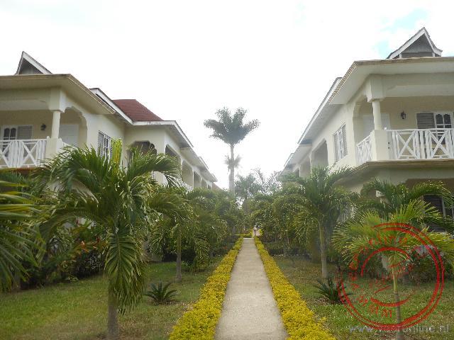 De appartementen van het Coral Seas Beach hotel