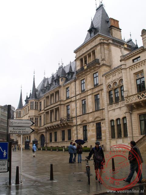Het paleis van de Groothertog in Luxemburg stad