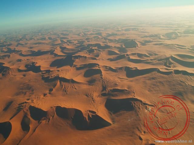 De rode zandduinen van Namibië