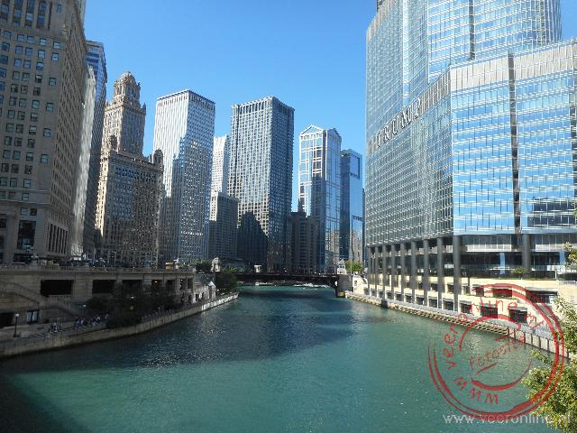 De Trump tower aan de Chicago rivier