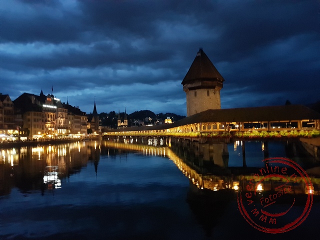 De Kapellbrücke van Luzern