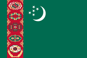 Vlag van Turkmenistan